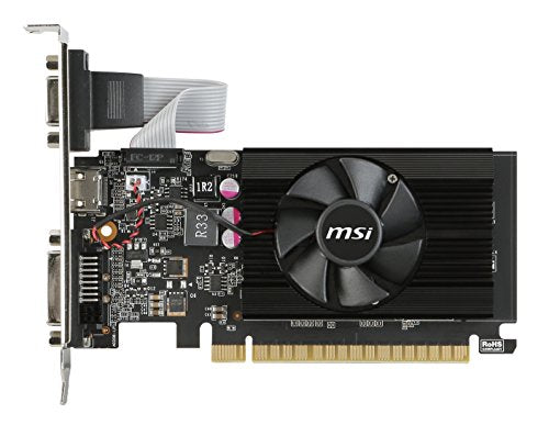 MSI Gaming GeForce GT 710 2GB GDRR3 64-bit HDCP Support DirectX 12 OpenGL 4.5 Single Fan Low Profile Graphics Card (GT 710 2GD3 LP) MSI Gaming GeForce GT 710 2GB GDRR3 64-bit HDCP Support DirectX 12 OpenGL 4.5 Single Fan Low Profile Graphics Card (GT 710 2GD3 LP)